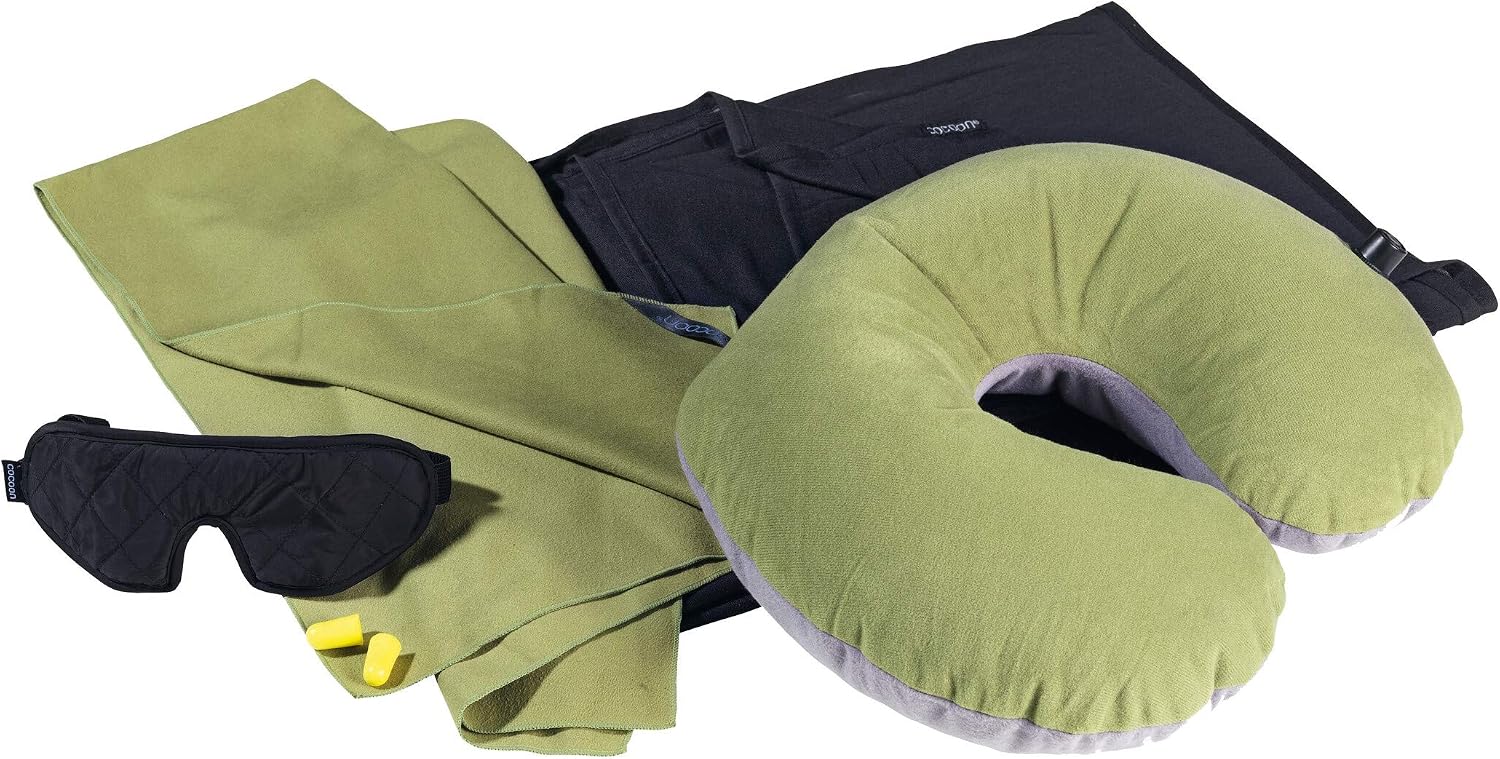 Cocoon Travel Set ultralight wasabi/black 2021, Green