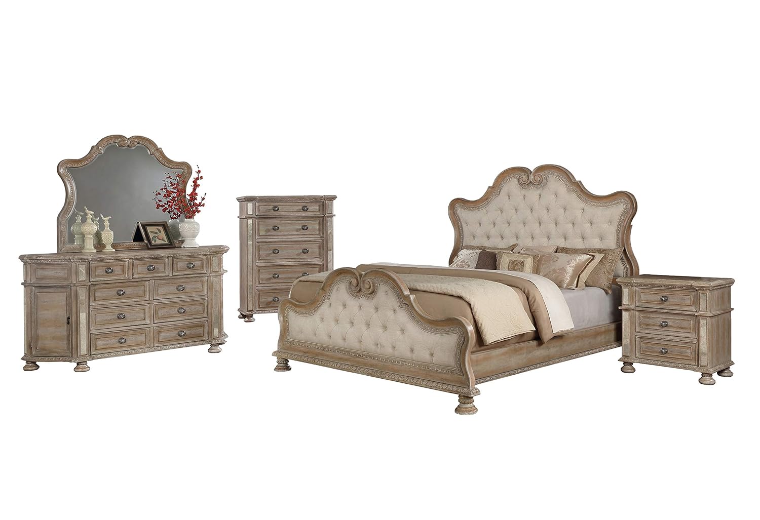 Amazon Com Best Quality Furniture Cata Ck4c Catalina 5pc