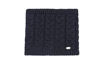 AnJuHoPa Strick Halswärmer Neckwarmer Schlauchschal Loop Schal Strick-Schal gefüttet mit Polar Fleece Unisex