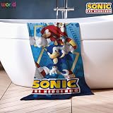 Sonic The Hedgehog Kids Towel 100% Cotton 70x140cm Official Licensed view 4