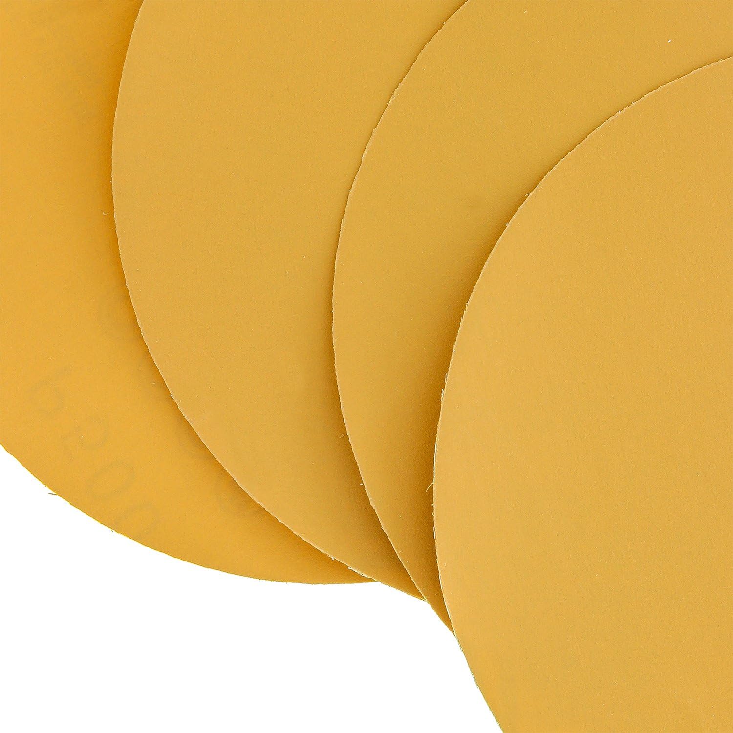 Dura-Gold - Premium - 80 Grit 6" Gold PSA Self Adhesive Stickyback Sanding Discs for DA Sanders - Box of 50 Sandpaper Finishing Discs for Automotive and Woodworking: Automotive