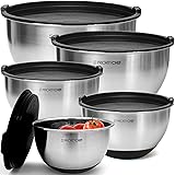 Priority Chef Premium Mixing Bowls With Lids