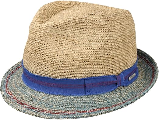 mens trilby straw hats