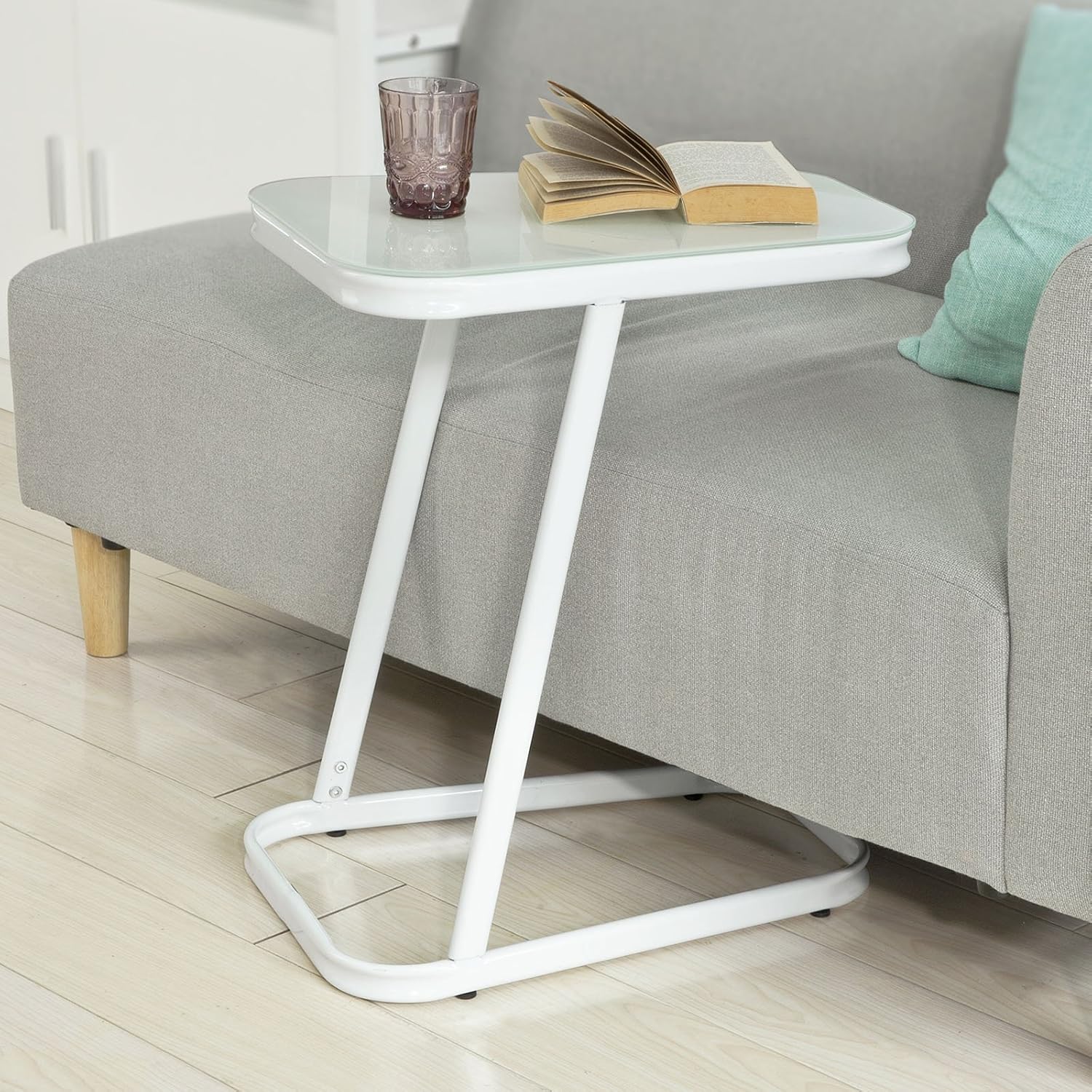 SoBuy® FBT43W, Coffee Table Side Table End Table, Bed Sofa Table