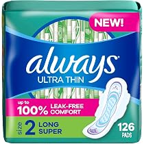 Amazon.com: Always Thin No Feel Protection Daily Liners, Regular ...
