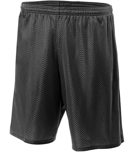 Amazon.com: A4 Mens Lined Tricot Mesh Shorts, XS, Black : Clothing