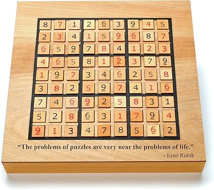 wooden sudoku