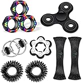 Vipctery 8Pcs Fidget Toys Adults Teens Easter Basket Stuffers Gifts for Teens Boys Kids 8+ ADHD Autism Toys Adults Office Coo