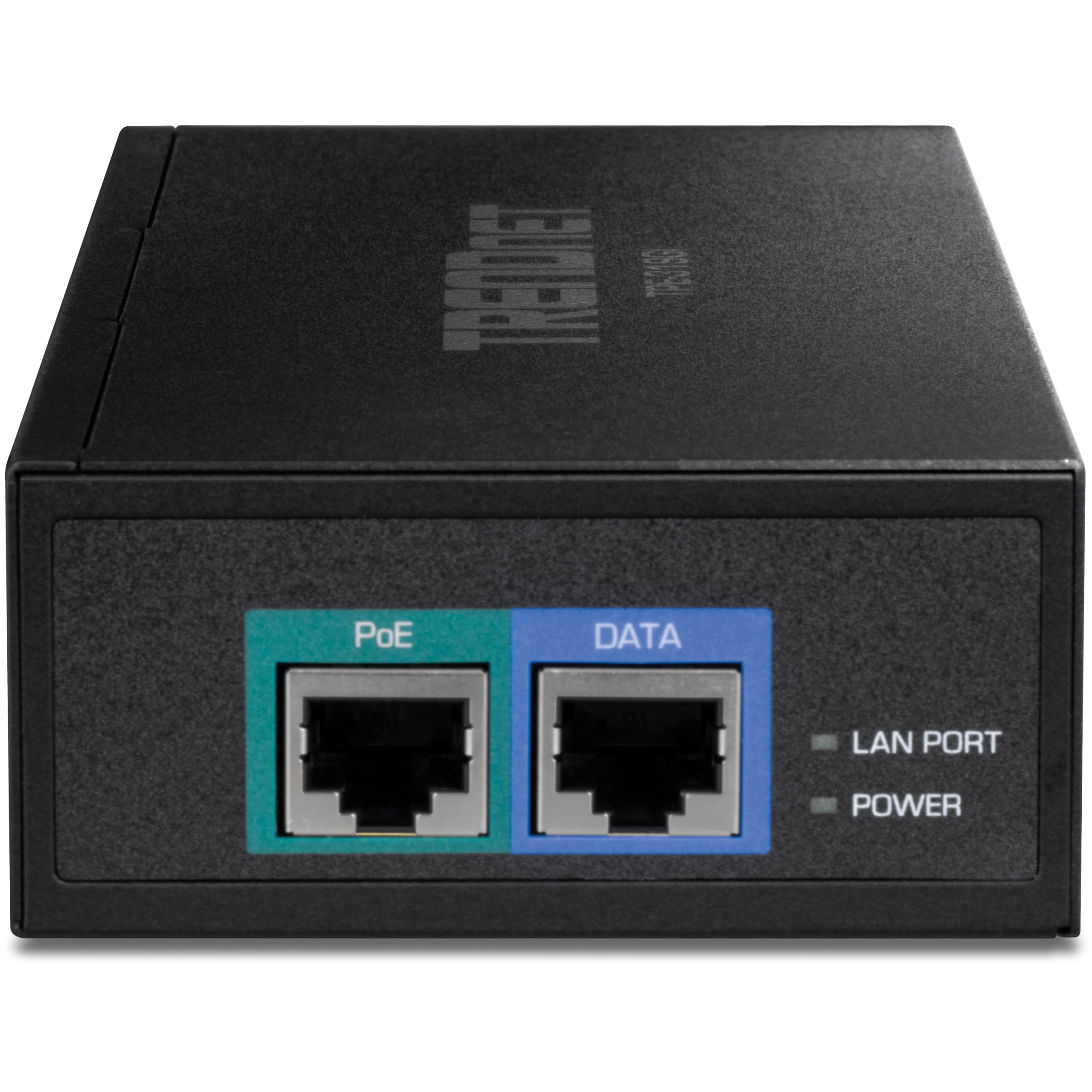 TRENDnet 10G PoE++ Injector, Supplies PoE (15.4W), PoE+ (30W), or PoE++ (90W), Converts a Non-PoE Port to A PoE ++ 10G Port, Metal Housing, Black, TPE-319GI