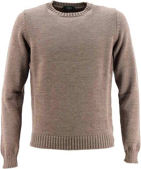 Amazon Zanone ザノーネ メンズ ミドルゲージニット クルーネック ウールセーター Giro If Z0229 Z2873 グレージュ 44 セーター 通販