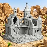 Fantasy Terrain, 28mm Gothic Castle Scenery for Miniature Gaming | 1:56 Scale Organic Hive Nest with Alien Eggs for RPG Terrain, Wargames, Dioramas and Hobby Painters