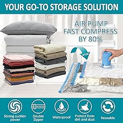 Cozy Essential 26 Pack Vacuum Storage Bags with