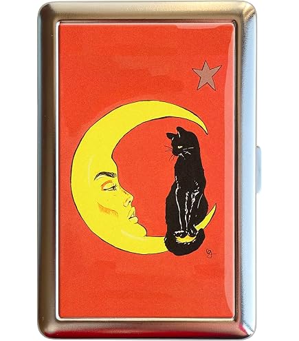Amazon.com: Bad Cat Smoking Cigarette Case Lighter Wallet Card Holder :  Health & Household