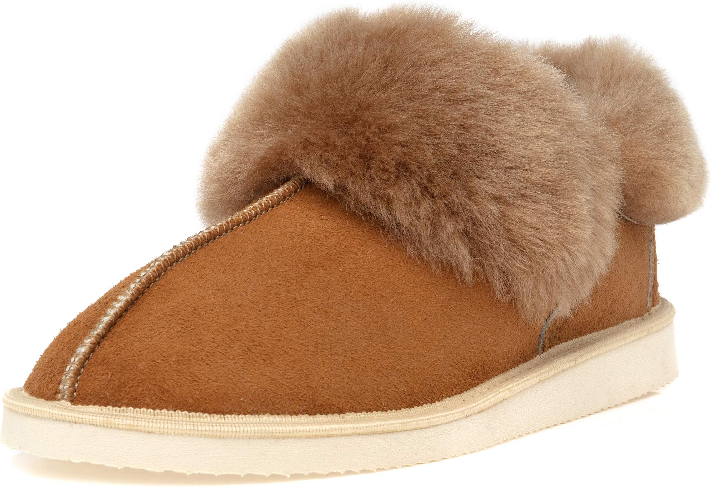 Women's Gael Cuff Sheepskin Slippers