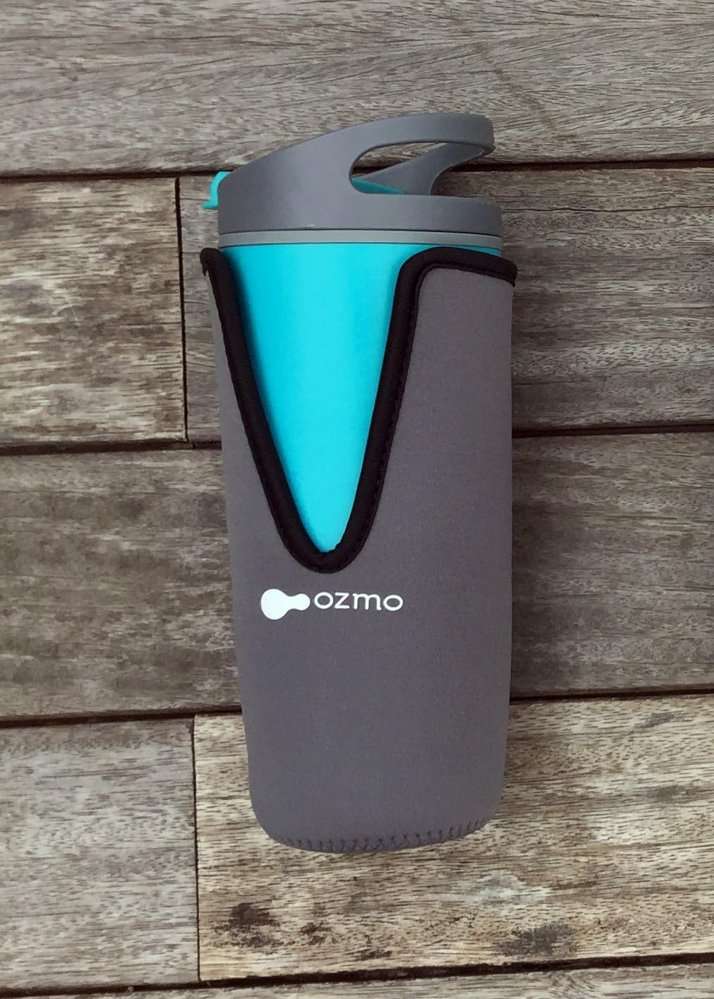 ozmo Smart Bottle Cooler- Neoprene Bottle Sleeve with Hanging Loop