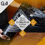 G4GADGET 2 Pack 400mm x 150m Premium Black Pallet Shrink Wrap 17µm view 6