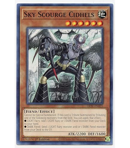 Yu-Gi-Oh! - Sky Scourge Invicil (FOTB-EN023) - Force of The Breaker - 1st Edition