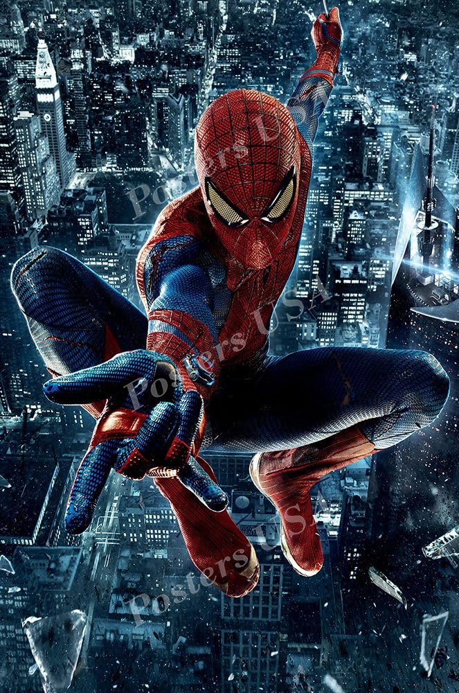 PremiumPrints - Marvel Amazing Spiderman Textless Movie Poster Glossy Finish Made in USA - FIL298 (24" x 36" (61cm x 91.5cm))