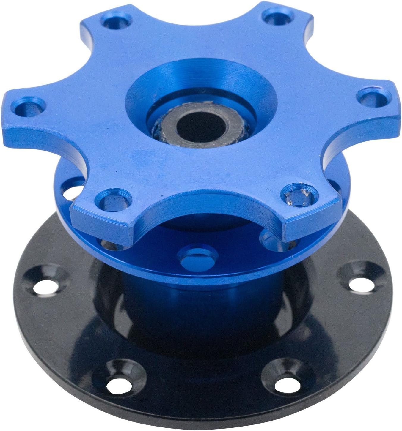 MASO Universal Quick Release Snap Off Steering Wheel Boss Hub Race/Rally/Motorsport (Blue)