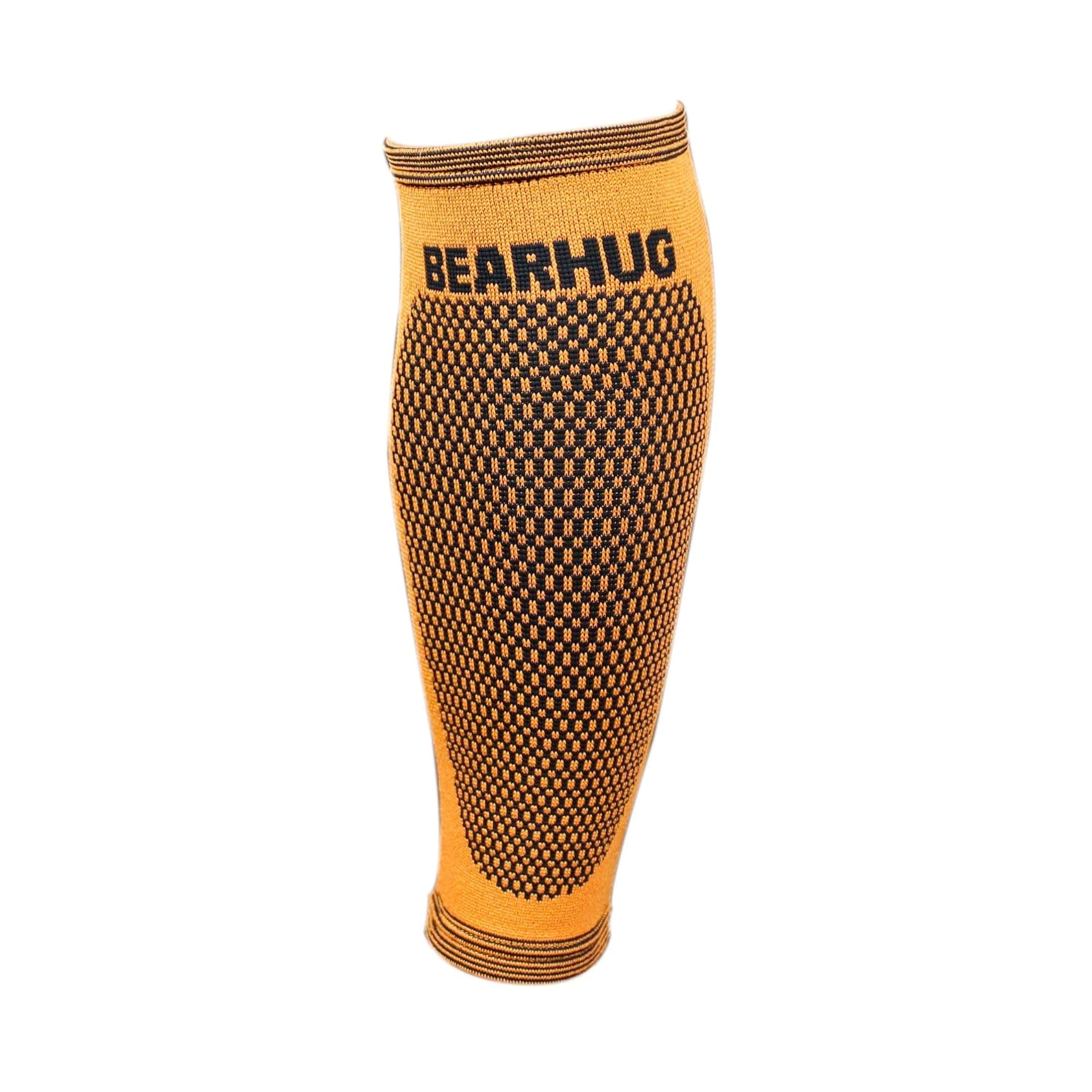 Bearhug Calf Compression Sleeve for Men and Women - Shin Splints Support for Torn Muscle and Leg Cramps - Bamboo Calf Support for Sports, Running, Gym, XXL