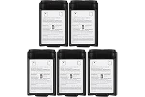 for 360 Controller Battery Cover, 5PCS Replacement Battery Pack Cover Battery Shell Case Cover Kit for 360 Controller (Black)