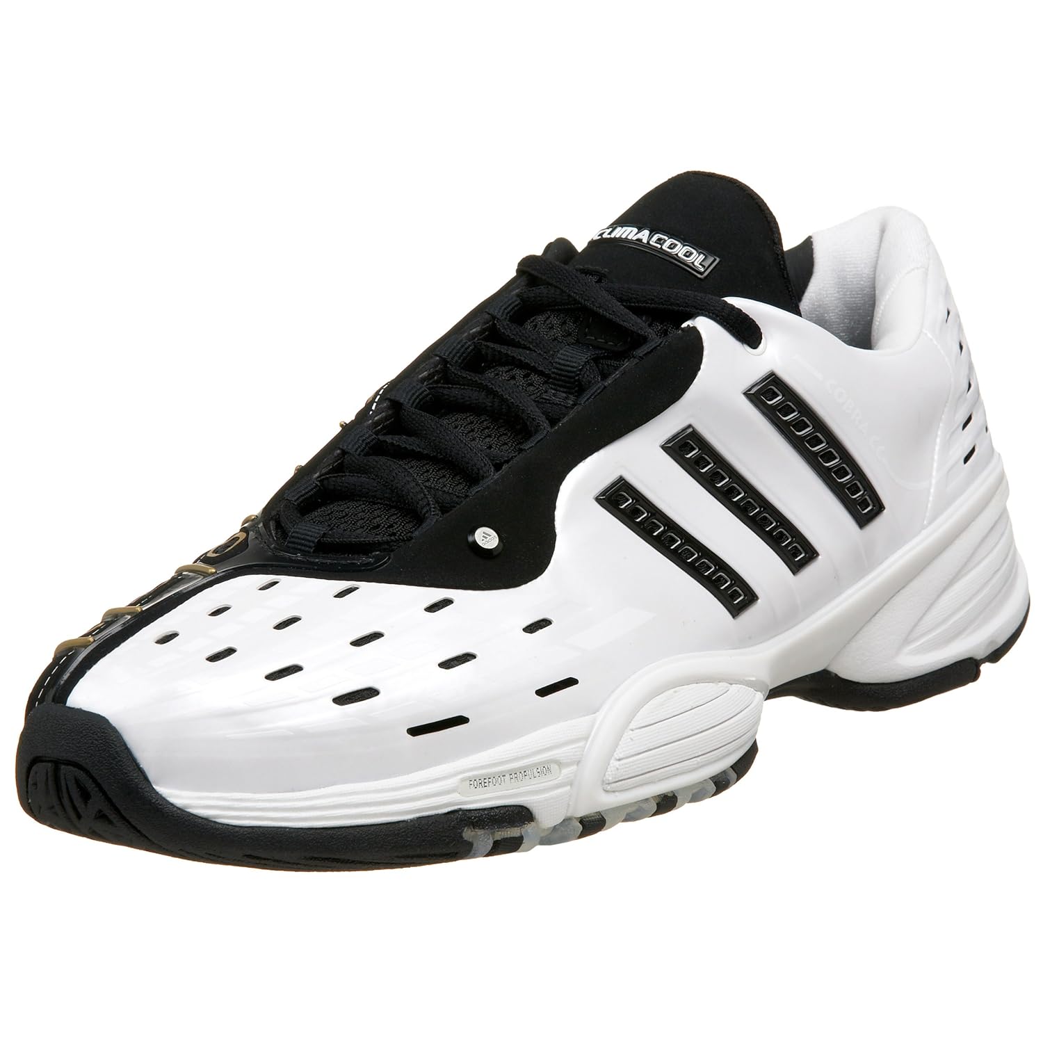 adidas Men's Cobra CC Volleyball Shoe, White/Black/Silver, 10 M Buy