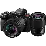 Panasonic LUMIX S5 Full Frame Mirrorless Camera, 4K 60P Video Recording with S 20-60mm F3.5-5.6 Lens Kit (DC-S5KK) + S 85mm F