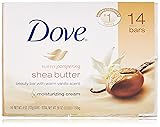 Dove Shea Butter Soap Bars, 14 Count