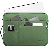 Omnpak Surface Pro 11 Case,13 inch Laptop Sleeve for Surface Pro 12/11/10/9/8/X/7/6/5/4/3 with Multi-Pocket and Side Handle Strap,Water-Resistant Laptop Carrying Bag