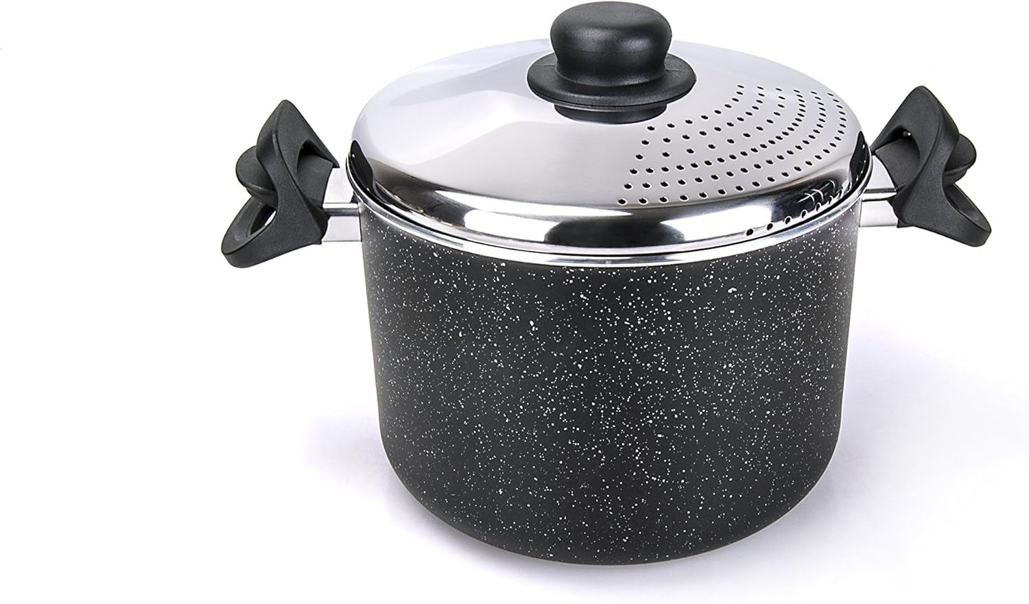 Etnea Pasta Pot with Locking Strainer S.Steel Lid 22cm Amazon