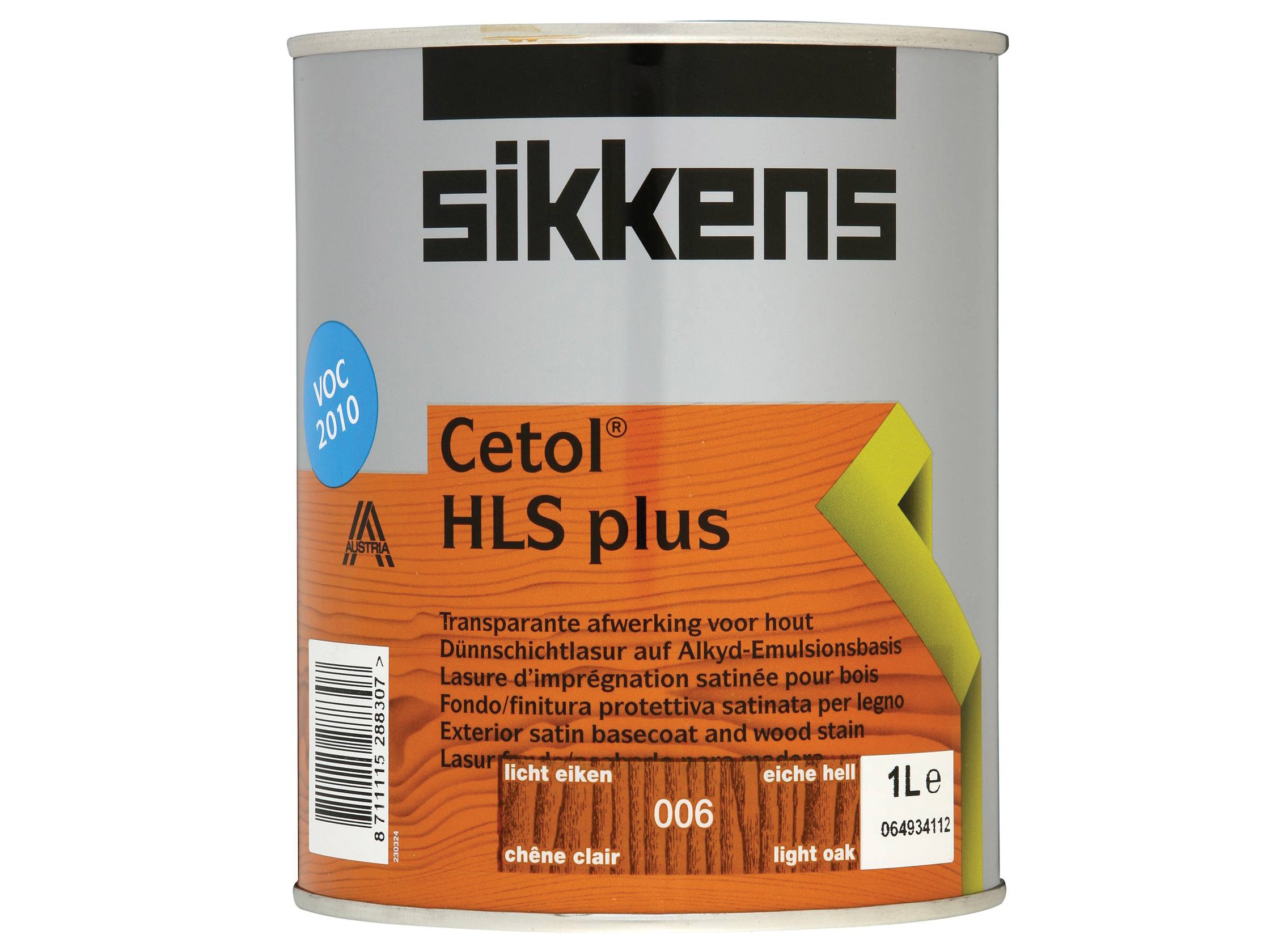 Sikkens SIKCHLSPLO 1L Cetol HLS Plus Translucent Woodstain Light Oak