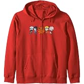 Naruto Shippuden 5 Chibi Group Anime Zip Hoodie
