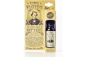 King Floyd's Artisanal Scorched Pear & Ginger Bitters, Hand Crafted, Made from the Torched Carmalized Pears, Unique Bitters for Unique Cocktail, 0.5oz Card Pack, Bar Provisions, Bitters for Cocktails