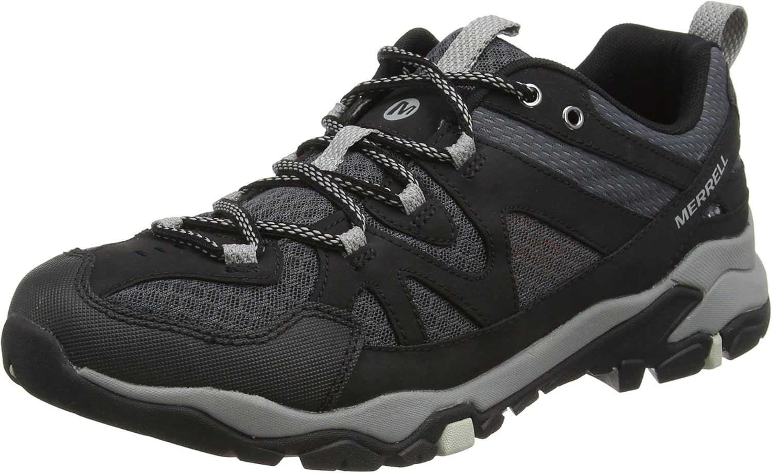 Merrell Tahr, Men's LaceUp Low Rise Hiking Shoes Black/Wild Dove, 9.