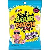 SOUR PATCH KIDS Fruits Tropical Mix Soft &amp; Chewy Gummy Candy, 7.28 oz