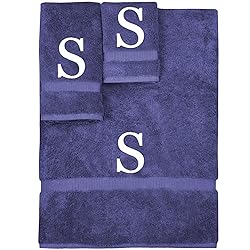 Monogrammed Towel Set, Personalized Gift, Set of