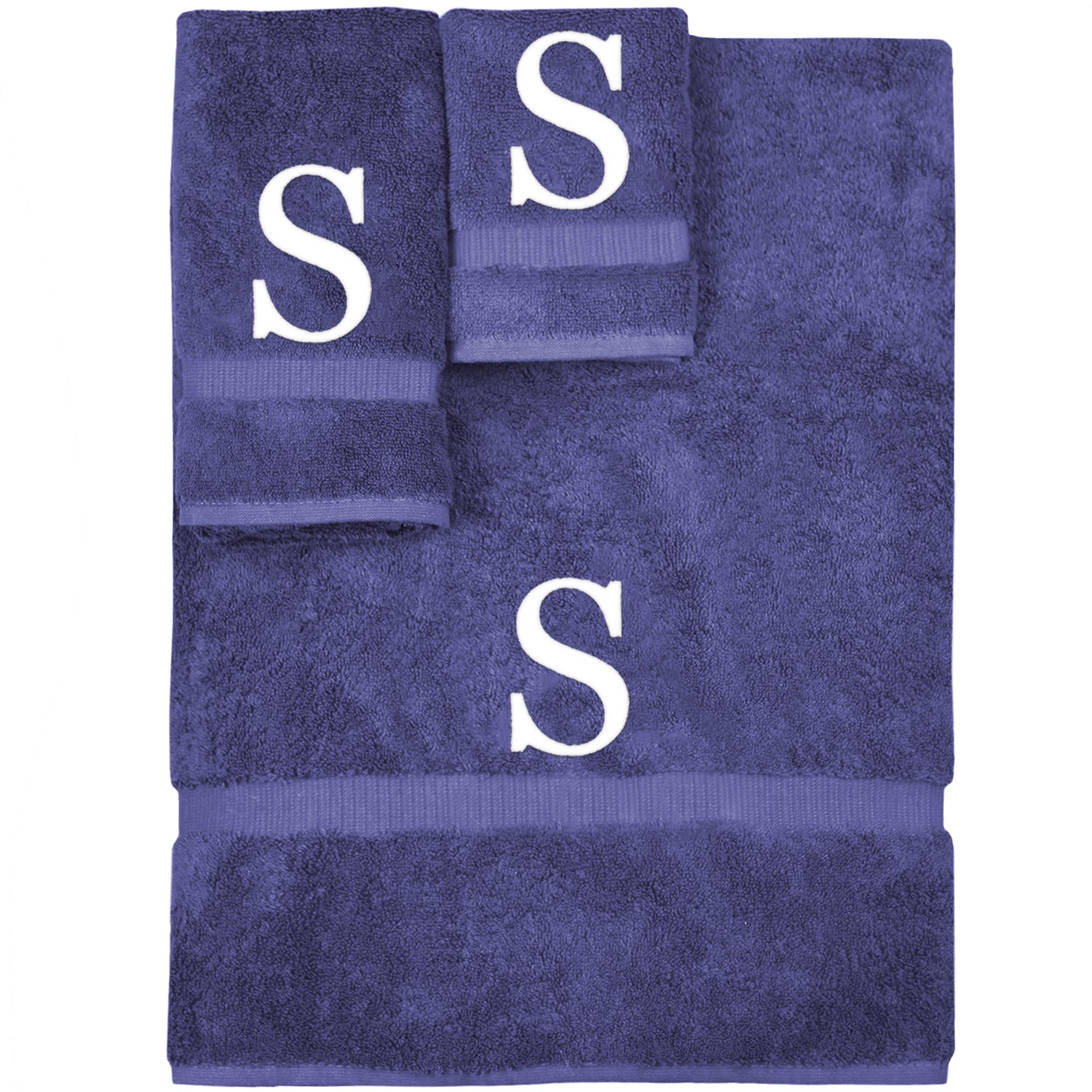 Monogrammed Towel Set, Personalized Gift, Set of