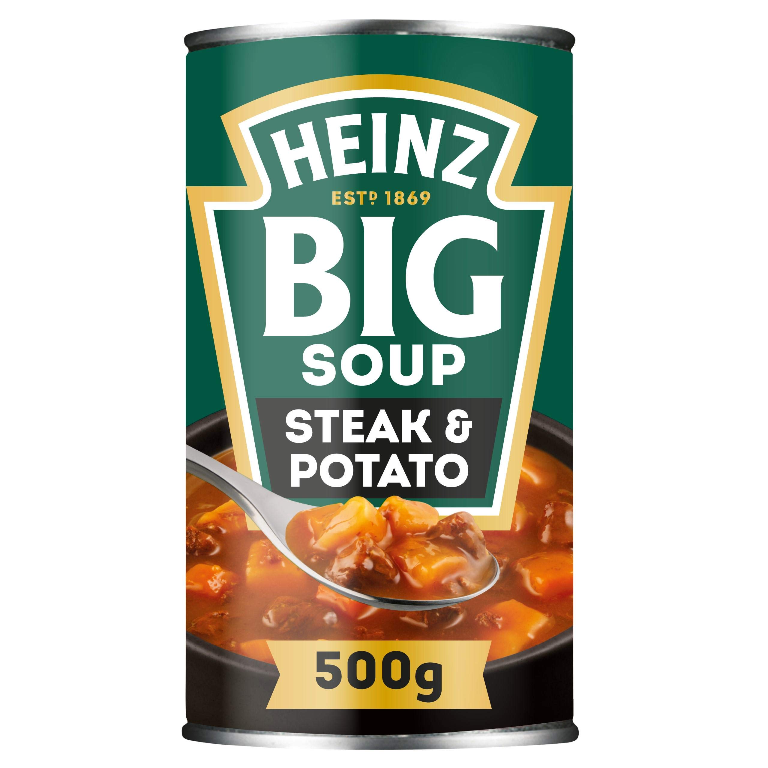 Heinz Big Soup Mighty Steak and Potato, 500g Buy Online in United Arab