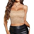 Avidlove Bralettes for Women Lace Spaghetti Strap Tank Top Tube Slim Basic Camisole