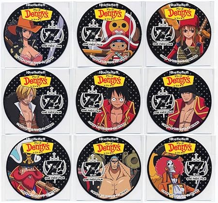 Amazon 全9種 One Piece X Denny S コラボ デニーズ 肉料理z級 キャンペーン マグネット 映画 ワンピース Film Z おもちゃ おもちゃ