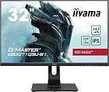 iiyama GB3271QSU 31.5" QHD 165Hz IPS Gaming Monitor 2560x1440 2x HDMI 2x view 2