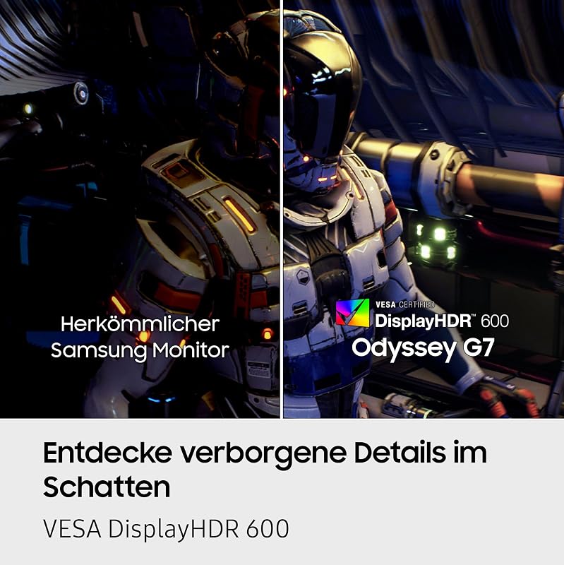 37 Zoll Odyssey G75F 4K UHD Curved Gaming Monitor, 3840 x 2160, 165 Hz, 1 ms (G/G), 1000R, VESA DisplayHDR 600 HDR10+, AMD FreeSync Premium Pro, Auto Source Switch+, Core Sync, LS37FG756EUXEN