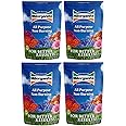 Milorganite All-Purpose Eco-Friendly Slow-Release Nitrogen 6-4-0 Fertilizer, 5 Pound Bag (Pack of 4) - for Lawns, Flowers and Gardens