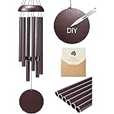 Wind Chimes for Outside - Deep Tone Soothing Melodic Tones, Outdoor Wind Chimes for Garden, Patio Decor, Memorial Sympathy Gift for Loss of Loved One (32''Bronze)