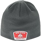 ZHATS Standard NCAA Officially Licensed Beanie Edge Patch Switchback Charcoal