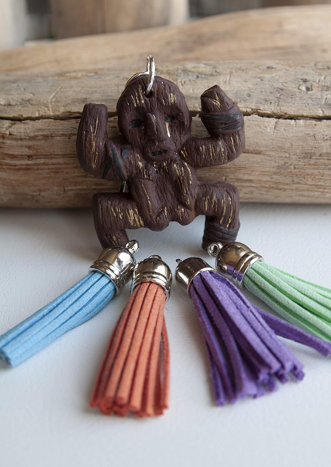 Porte Cles Totem Koh Lanta Aventurier Boussole Poignard Feu Produits Handmade Produits Seviin Com Br