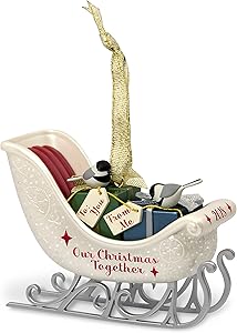 Hallmark Keepsake Christmas Ornament 2018 Year Dated, Our Christmas Together Sleigh