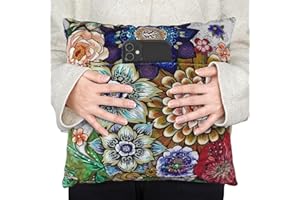 Oplnysw Hysterectomy Pillow, c Section Pillow Abdominal Pillow Post Surgery Recovery Gifts for Women with Pocket for Ice/Hot Packs After Hysterectomy c-Section Abdominal Surgery-Flower