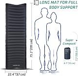 TREKOLOGY UL Sleeping Pad Camping Mattress UL80 Inflatable Airbed view 3