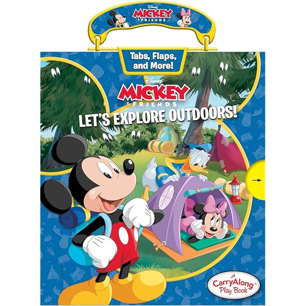 Amazon.com: Disney Mickey Mouse: Let's Explore Outdoors (Carry